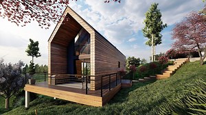 825 S.F. 1-bed 1-bath Small Cabin - Autocad Files - Etsy