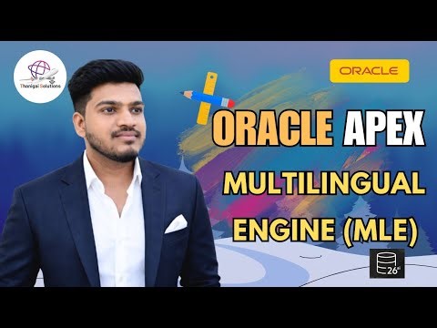 🔥JavaScript Inside Oracle Database 26ai?! MLE Features Live Demo | Oracle APEX | @thanigaisolutions 