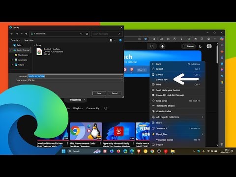 How to Enable This Deprecated Feature in Edge - Quickly Save Pages as PDF