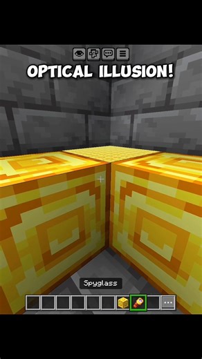 Minecraft Optical Illusion 🤯#minecraft #shorts