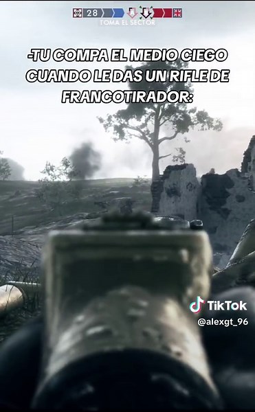 Los desafíos de un francotirador en Battlefield 1