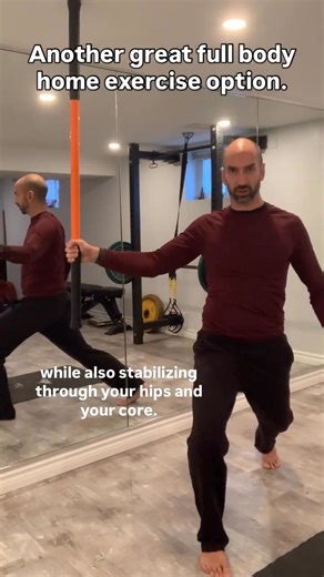 4.5K views · 44 reactions | Did you know you can turn a basic lunge into a full-body mobility workout? Watch @althetrainer use the Training Stick to fire up the core, improve balance, and build real strength. Try it and tell us how it feels!  #StickMobility #MovementMadeBetter #activestretching #jointmobility #strengthtraining | Stick Mobility | Facebook