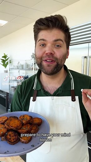 Savory Melting Sweet Potatoes with Herbs and Garlic
