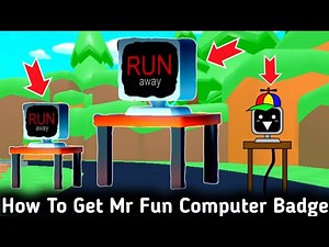 How To Get Mr Fun Computer Badge In 3D Sprunki Sim + RP New Update ( Free Badge Morph )