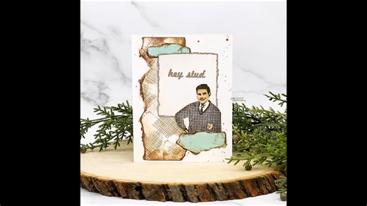 14 reactions | Check out this easy card in action! ✨ Get those masculine vibes with torn layers and simple stamping for that stud in your life! www.unitystamp.com Featuring ⭐️ Hey Stud ⭐️ Possible, Not Easy ⭐️ A Bit of Burlap | Unity Stamp Company | Facebook