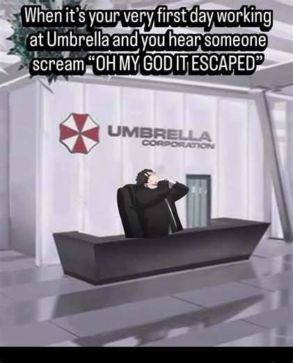 NOOOOOOO 💀 #residentevil #memesdaily #corporate #officelife #umbrellacorporation