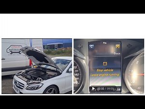Mercedes Electrical Faults. Stop Car Leave Engine Running Message