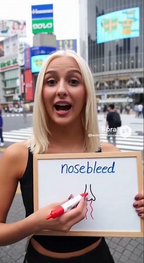 Nosebleed(ノウズブリード)意味：鼻血 #blonde #英会話海外留学 #英語レッスン