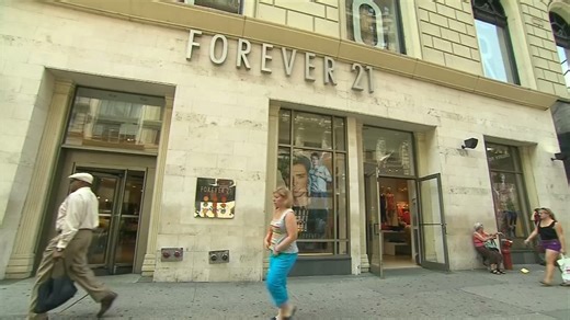 Forever 21 files for bankruptcy in the US again