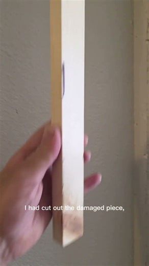 fixing damaged door frame