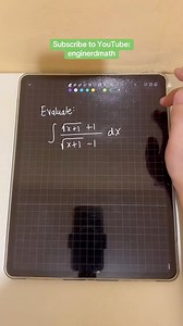 Integral Practice 7 #fblifestyle #enginerdmath #integrals #foryou | Enginerdmath