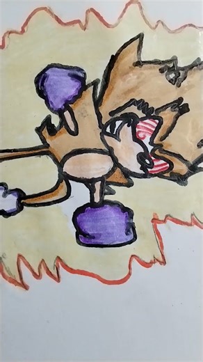 drawing super sonic fnf #sonic #sonicthehedgehog #fnf #drawing