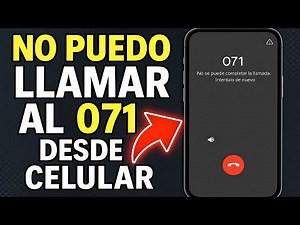 ✅WHY CAN'T I DIAL 071 FROM MY CELL PHONE
