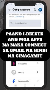 525K views · 5.3K reactions | Paano burahin ang mga unuseful app or dangerous app na naka connect sa ating Gmail account?  #fyp #everyone #tipsandtricks #foryou #highlights | Baks Tv Tutorial | Facebook