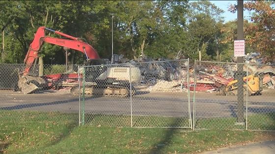 Demolition begins at Washington Branch Library