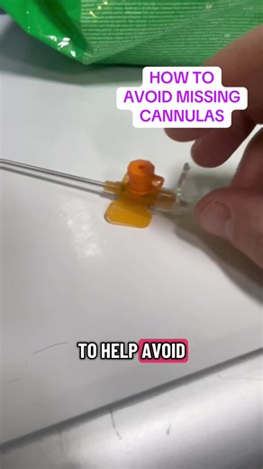 How to Avoid Missing Cannulas in Medical Practice