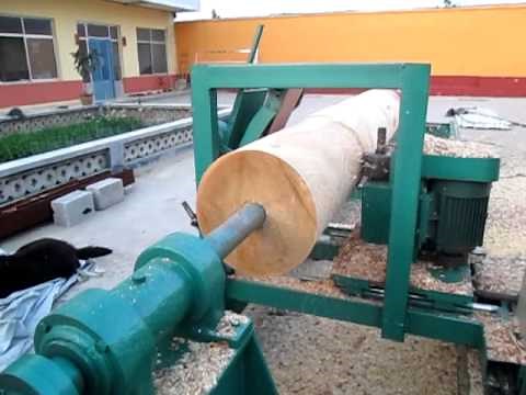 Wood House Log lathe / round log home material / Log Mill Lathe / Wood Turning Lathe