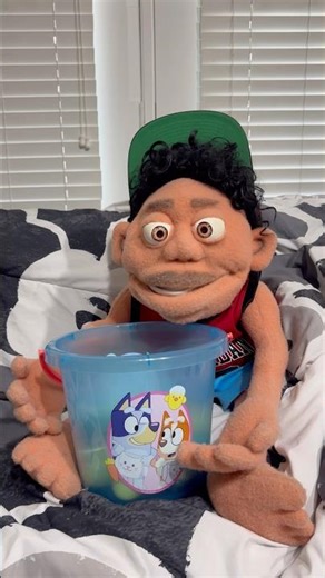 The Egg Bandit… 🥚🤣😭 #funny #trending #comedy #stitchpatchedwell #viral #puppetcomedy