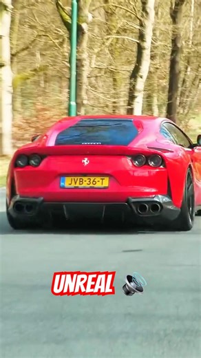 Ferrari 812 Superfast with Valvetronic Exhaust Sounds UNREAL 🤯 #ferrari #812superfast #v12