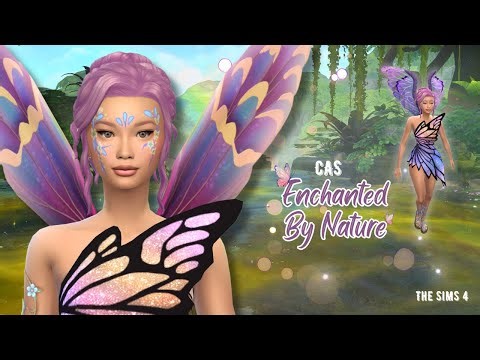 Sims 4 Fairies Lookbook 🧚✨| Enchanted by Nature #thesims4 #fairies #video