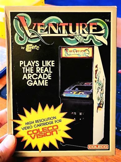 Exidy's Venture: A Sealed ColecoVision Game Review