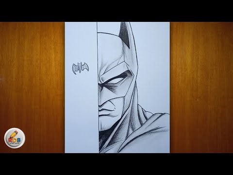 draw batman perfectly even -|- if you can't draw