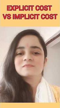 Explicit Cost and Implicit Cost Difference I Explicit Cost Vs Implicit Cost