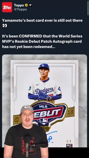 4.4K views · 215 reactions | Yamamoto’s BEST card is still out there and we now know a little more about how to find out. But, it’s going to cost you! | Sports Cards Nonsense | Facebook