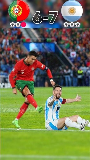 Portugal VS Brazil VS Argentina VS France Knockout Penalty Shootout #ronaldo #messi #neymar #mbappe