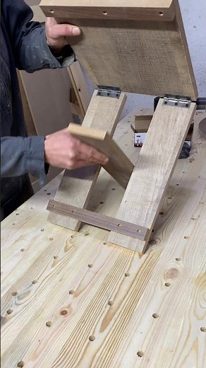 Simple DIY folding chair #woodscraft #wood