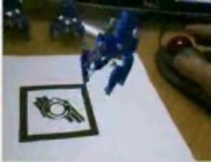 ARToolKitでリモコンタチコマ