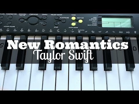 New Romantics - Taylor Swift | Easy Keyboard Tutorial With Notes (Right Hand)