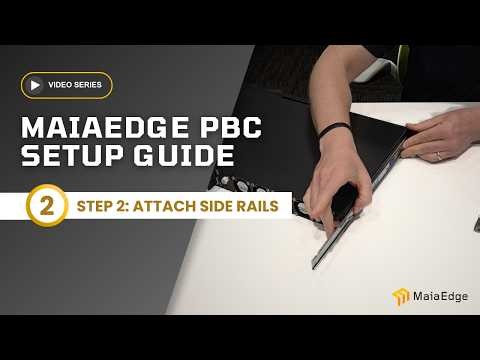 MaiaEdge PBC Setup – Step 2: Attach Mounting Brackets
