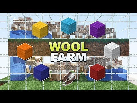Minecraft - Automatic Wool Farm // Automatische Woll-Farm - Tutorial 1.17