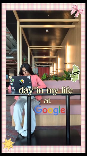 Cherry! 🧿 on Instagram: "i’m back 💕 here’s a day in my life as a software engineer 💌 happy holidays 🫶🏻 . . . . . . . . . . . . . . . . . . . . . [fyp, day in my life, Google, software engineering, big tech, computer science, tech girl, corporate life, 9 to 5] #dayinmylifevlog #lifeatgoogle #softwareengineering #coding #womenintech"