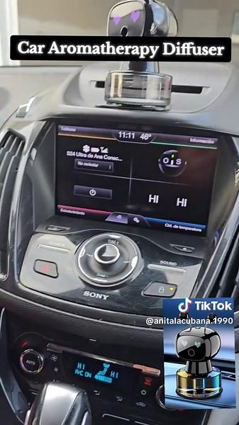Car Intelligent Robot Aromatherapy Machine, car aromatherapy diffuser, portable waterless car diffuser#difusordearomas #difusorparacarros #latinostiktok #cubanosenusa #elmejordifusor