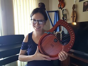 Aklot 16 String Acoustic/Electric Lyre Review