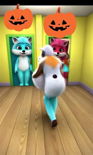 Oops! Fluffy Loses Focus and Enters the Wrong Room 🤣🐾