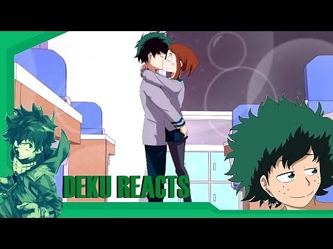 Deku reacts to "Deku x Uraraka Animacion" | IZUKU AND OCHAKO FINALLY KISS!?