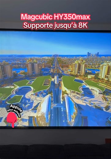 🎬 Transforme mur en écran géant 💡 Luminosité adaptée salon ou chambre 🔊 Audio intégré 15W immersif ⚙ Fonction autofocus intelligente #videos #viralvideo #trendalert #projecteurhome #projecteur1080p