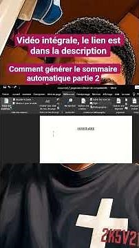 Automatic Table of Contents with Word