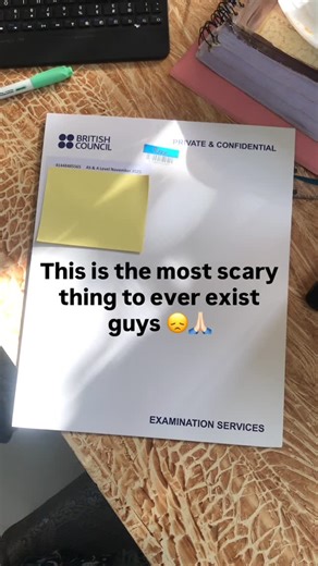 Aena 🍓 on Instagram: "opening this felt like a jump scare. 📄📉💀 ​nothing humbles you faster than seeing the british council logo on your desk. it’s officially that time of the year where the “private & confidential” envelope becomes the scariest thing in the house. all the months of notes, coffee, and past papers come down to what’s inside this paper. ​honestly, the heart palpitations were real just holding it. whether it’s your statement of entry or the actual results, the vibe is always 100