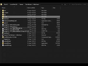 How to install Witcher 3 No Levels mod for GOG v1.31