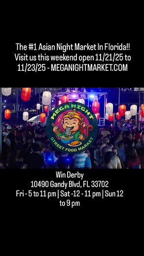 38 reactions · 50 shares | Asian Mega Night Street Food Market St....