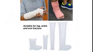 Ankle Leg Arm Fracture Splint, Multiple Combinations Inflatable Support Brace Fracture Injury Stabilizer, Inflatable Air Splint Set Emergency Kit Hand Arm Leg Ankle Relieve Pain First Aid