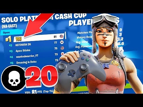 How Controller Players Win Money In Tournaments + Cash Cups! (Fortnite PS4 + Xbox Tips)