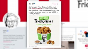 KFC will start testing Beyond Meat fried chicken