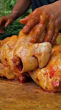 Juicy Grilled 🐔 Chicken - ASMR Nature Cooking