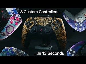 8 Custom PS5 Controllers In 13 Seconds