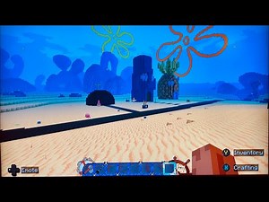 ASMR: Exploring Bikini Bottom (Sponge Bob on Minecraft)